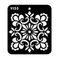 iCraft Multi-Surface Stencils - Perfect for Walls, DIY & Resin Art Projects | Reusable |Mini Stencil 4"x 4"-9155