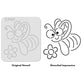 iCraft Multi-Surface Stencils - Perfect for Walls, DIY & Resin Art Projects | Reusable |Mini Stencil 4"x 4"-9167