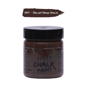 iCraft Premium Chalk Paint - Smooth, Creamy & Non-Toxic - Ideal for DIY & Resin Projects-100ml Stewart House Brown