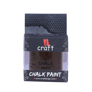 iCraft Premium Chalk Paint - Smooth, Creamy & Non-Toxic - Ideal for DIY & Resin Projects-250ml Stewart House Brown