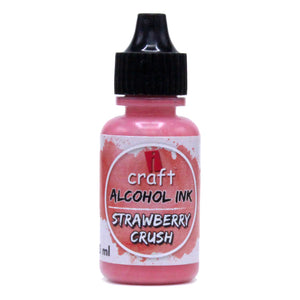 iCraft Alcohol Ink -Strawberry Crush Vibrant and Versatile Ink for Resin and Abstract Art