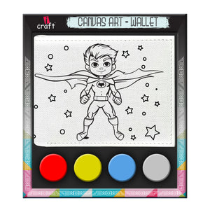iCraft Canvas Wallet-SuperHero