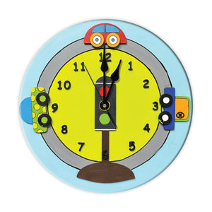 iCraft DIY Clock Kit - Kids Home Decor with a Twist - Traffic Signal