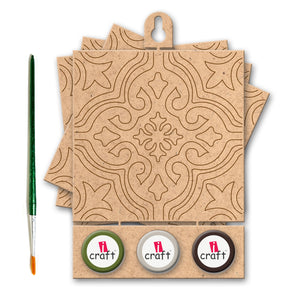 iCraft DIY Moroccan Tiles - Explore Moroccan Tile with iCraft Home Decor Art Kit - WE 725