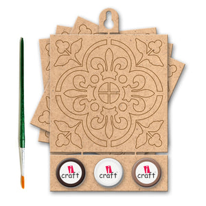 iCraft DIY Moroccan Tiles - Explore Moroccan Tile with iCraft Home Decor Art Kit - WE 728