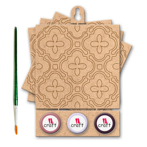 iCraft DIY Moroccan Tiles - Explore Moroccan Tile with iCraft Home Decor Art Kit - WE 729