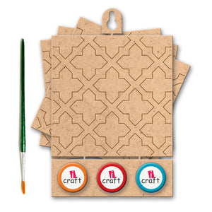 iCraft DIY Moroccan Tiles - Explore Moroccan Tile with iCraft Home Decor Art Kit - WE 730