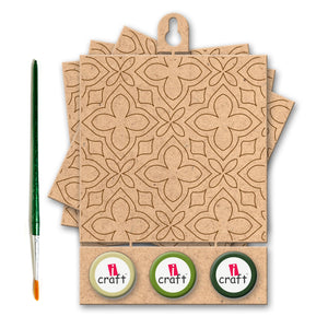 iCraft DIY Moroccan Tiles - Explore Moroccan Tile with iCraft Home Decor Art Kit - WE 731