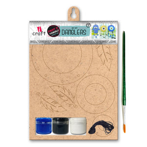 iCraft DIY Danglers - Home Decor Art Kit for Kids - Evil Eye WE 694