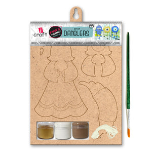 iCraft DIY Danglers - Home Decor Art Kit for Kids - Angel WE 696