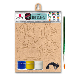 iCraft DIY Danglers - Home Decor Art Kit for Kids - Fish WE 758