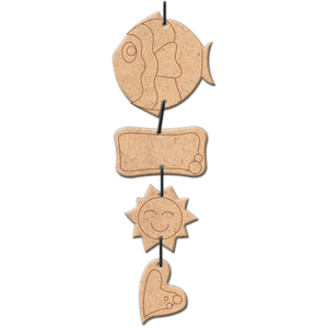 iCraft DIY Danglers - Home Decor Art Kit for Kids - Fish WE 758