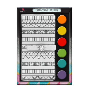 iCraft Canvas Clutch-Doodle