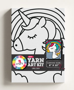 iCraft Yarn Art Kit-Unicorn