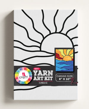 iCraft Yarn Art Kit-Sunrise
