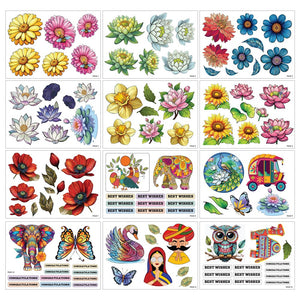 Indo-Floral Pre-Cut Element Pack