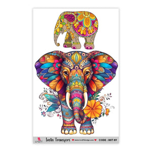iCraft Water Transfer Stickers-MIT 89 (elephant design)