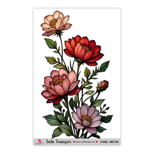 iCraft Water Transfer Stickers-MIT 80 (Anemone)