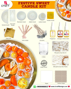 Festive Sweet Candle Making Kit