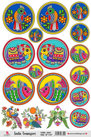 iCraft Water Transfer Stickers-6056