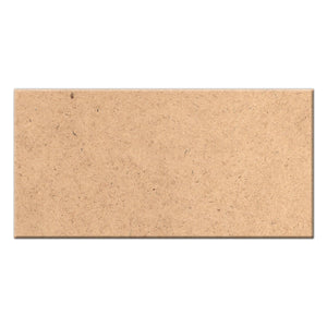 iCraft Rectangle Plain Base For Resin Envelopes (Pack of 1) 2 mm thickness -Size 3.25” x 6.75”