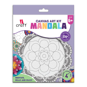 DIY Mandala Canvas Art Kit – 4"