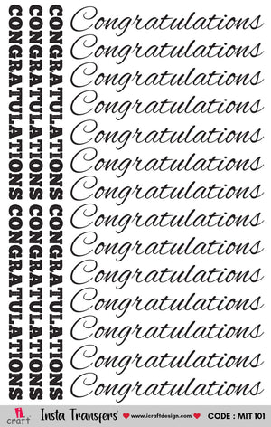 Best Wishes & Congratulations MIT 100 & MIT 101