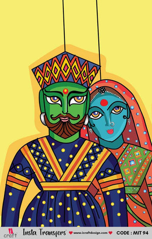 Traditional Rajasthani Puppets (Kathputli) MIT-94