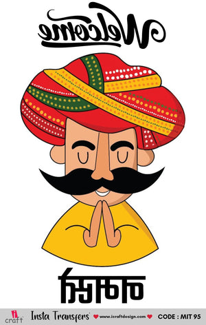 Quirky "Welcome" Characters MIT-95 & MIT-96