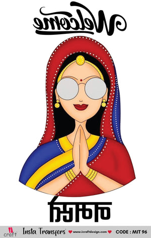 Quirky "Welcome" Characters MIT-95 & MIT-96