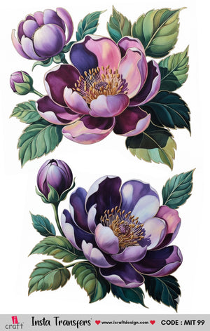 Elegant Purple Peonies MIT-99