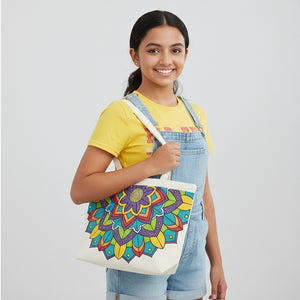iCraft DIY Canvas Tote Bag - Paint It Yourself Activity Kit DIY Fashion Art Kit*-Mandala