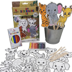 iCraft My Scribbling Kit- Wild Safari