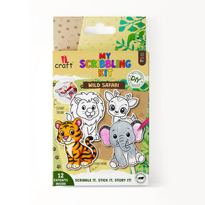 iCraft My Scribbling Kit- Wild Safari