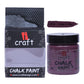 iCraft Premium Chalk Paint - Smooth, Creamy & Non-Toxic - Ideal for DIY & Resin Projects-100ml  Wine & Dine