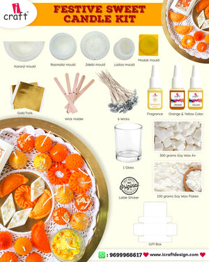 Festive Sweet Candle Making Kit