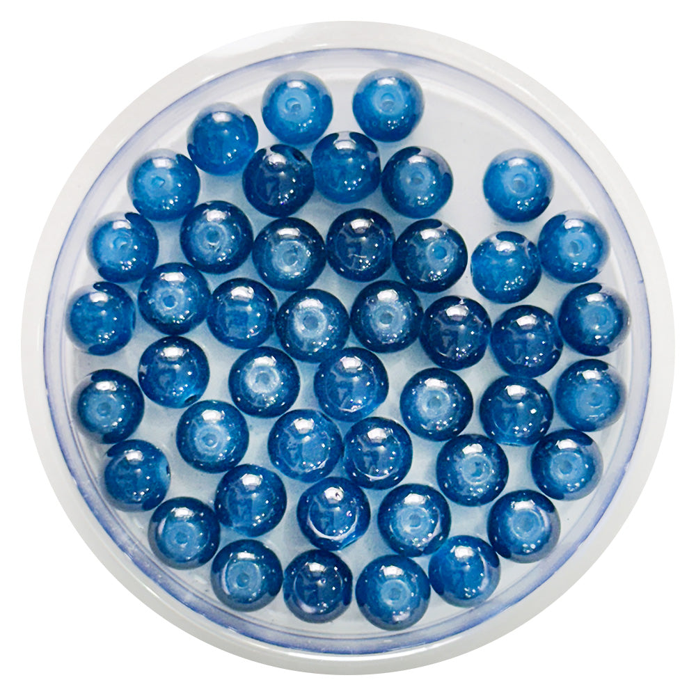 iCraft Accessories-Glass Beads Dark Blue. Pack Of 30 Grams