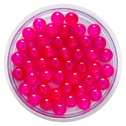 iCraft Accessories-Glass Beads Rani Pink.Pack Of 30 Grams