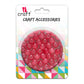 iCraft Accessories-Glass Beads Carrot.Pack Of 30 Grams