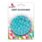 iCraft Accessories-Glass Beads Light Blue.Pack Of 30 Grams