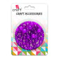 iCraft Accessories-Glass Beads Purple.Pack Of 30 Grams