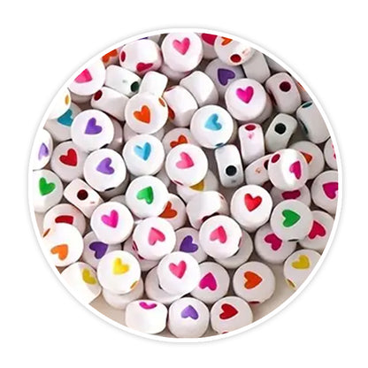 iCraft Accessories-Heart Beads 1