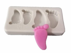 Baby Foot Print Silicone Mould — for Resin, Wax & Clay