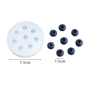 Blueberry Small Silicone Mould — for Resin, Wax & Clay