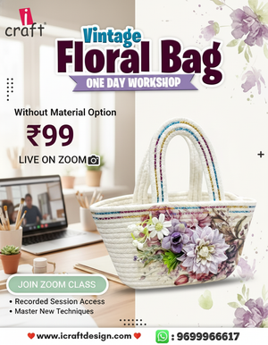 Insta Transfer Secrets Workshop: Vintage Floral Bag Edition
