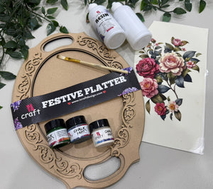 Resin festive platter kit
