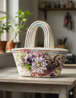 Insta Transfer Secrets Workshop: Vintage Floral Bag Edition