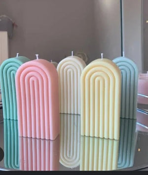 Semi Oval Silicone Mould — for Resin, Wax & Clay