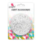 iCraft Accessories-Silver Moti -S. Pack Of 20 Grams