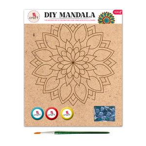 iCraft DIY Mandala Art Kit - 4"-SMA 07